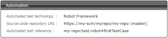 Automation workspace