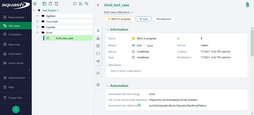 JUnit example